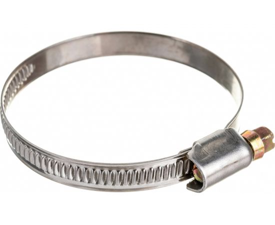 Червячный хомут РОССНА 40х60 мм 2 3/8"" нержавеющая сталь, винт, 5 шт. Р860721 DIY – изображение 2