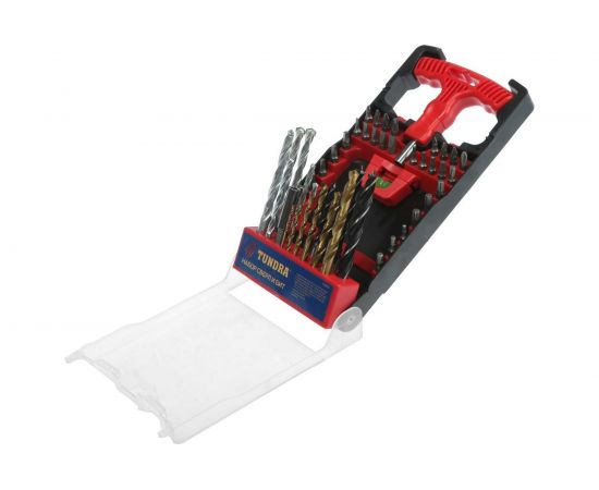 Набор сверл и бит с держателем 50 предметов TUNDRA 5388511 – изображение 2