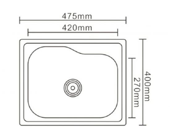 Врезная мойка EMAR Polish 4740 – изображение 2