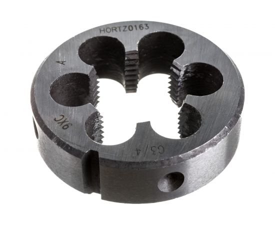 Трубная цилиндрическая плашка HORTZ G 3/4" 9ХС 204133 – изображение 2