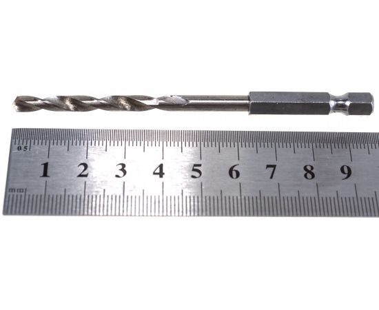 Сверло по металлу (4.5х100 мм; HEX 1/4) ПРАКТИКА 037-596 – изображение 3