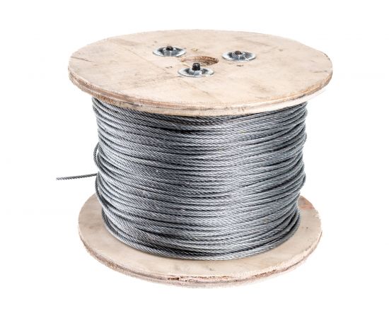 Стальной трос Метизный двор 3 мм DIN 3055, 250 м 4690441030344 – изображение 3