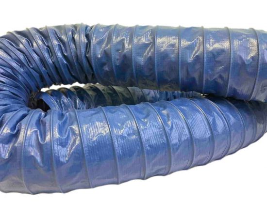 Воздуховод полиэфирный синий PVC-F-300-100/5 (5 м; 100 мм) TEX PVC-F-03-100/5Bl – изображение 3