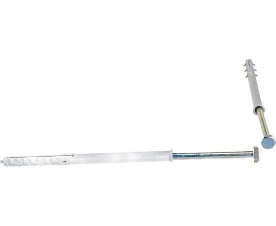 Рамный дюбель ЗУБР Профессионал нейлоновый с шурупом 10 x 160 мм 50 шт. 4-301475-10-160 – изображение 4