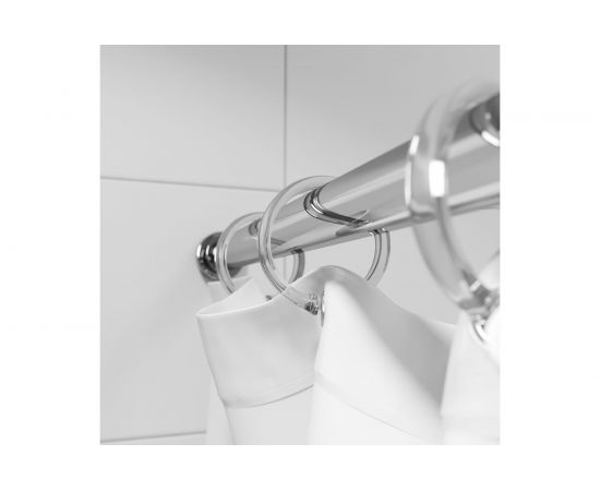 Набор колец для шторы в ванную комнату IDDIS Transparent RID010P – изображение 4