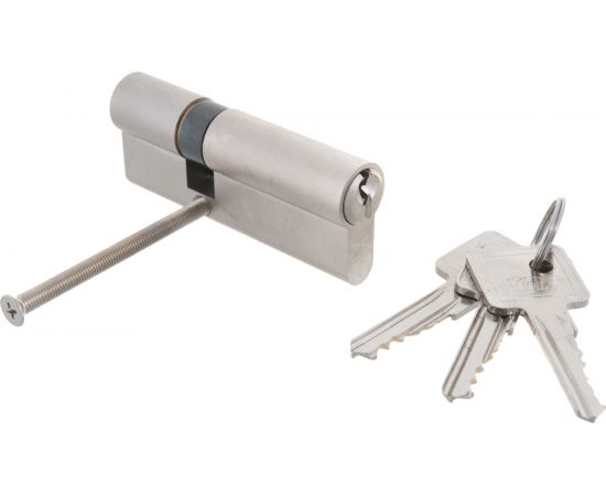 Цилиндр DOORLOCK DL Standard 30x50 мм PN матовый никель 3 ключа 72040 – изображение 4