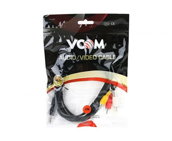 Соединительный кабель VCOM 3.5 Jack /M/ / 3 RCA /M/ CV213-2M – изображение 6