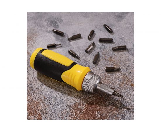 Реверсивная отвертка с набором бит REXANT 13 предметов 12-4778 – изображение 7