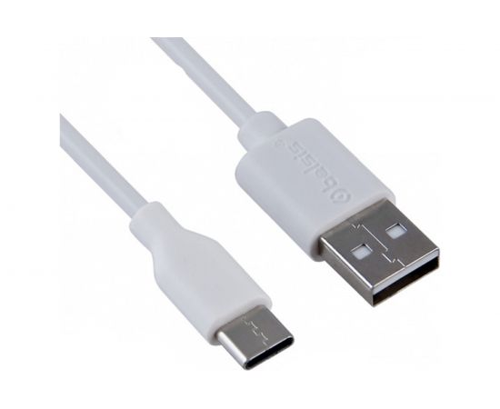 Кабель Belsis USB 2.0 А вилка - USB Type C вилка, быстрая зарядка, 1м, 1,8 А, белый BS3216 