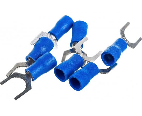Вилочная изолированная клемма Nord-Yada 6.5мм 1.5-2.5кв.мм (синяя) 906350 