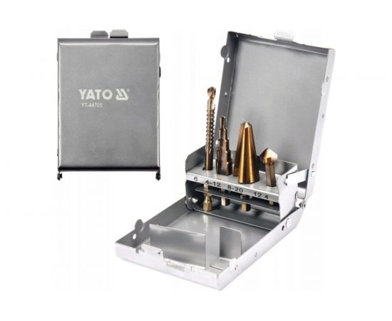 Набор сверл универсальных с хвостовиком HEX YATO YT-44705 