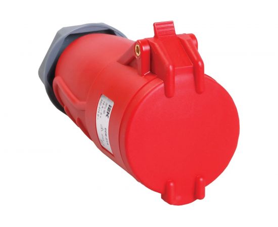 Переносная розетка IEK ССИ-214, 16А-6ч/380-415В, 3Р+РЕ, IP44, MAGNUM PSN22-016-4 