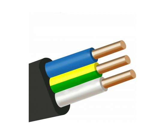 Кабель ВВГ-Пнг (A) 3x4 ГОСТ+ Калужский Кабельный Завод (100м) KKZ40-00000229 