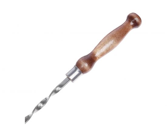 Шампур с деревянной лакированной ручкой СИМАЛЕНД 700x10x3 мм 3310259 – изображение 2