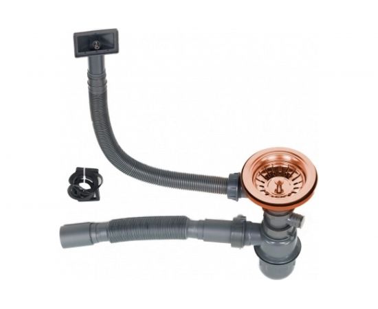 Мойка MELANA ProfLine 3.0/220, бронза, врезная, прямоугольная D6045HC бронза – изображение 2