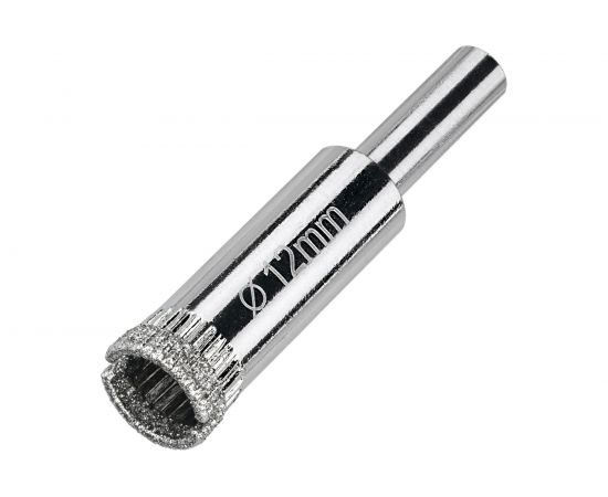 Коронка алмазная по керамограниту и керамике 12 мм / 2шт. Diamond Industrial DIDCSC012 – изображение 2