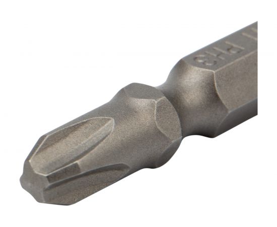 Набор бит двусторонних (2 шт; PH2/PH2; PH1/PH3; 50 мм; S2 сталь) KRANZ KR-92-0452 – изображение 3