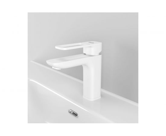 Смеситель для умывальника IDDIS белый матовый Slide SLIWT00i01 – изображение 3