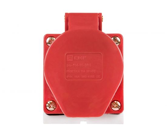 Стационарная наружная розетка EKF PROxima 114, 3Р+РЕ, 16А, 380В, IP44, SQ ps-114-16-380 – изображение 3