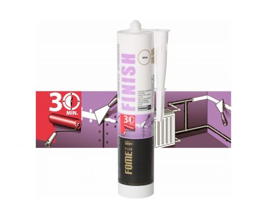 Герметик-затирка акриловый Fome Flex Finish 300 мл 01-4-2-014 11603894 – изображение 3