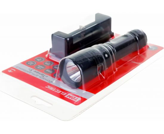 Фонарь TDM Титан 5 для дайвинга, 10 Вт 800 лм, 1х18650 3.7 В 2600 мА*ч, IPX8, до 100 м, SQ0350-0065 – изображение 4