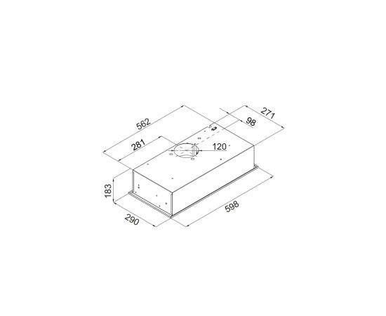 Кухонная вытяжка MAUNFELD 60 черный CROSBY ROCKY 60 Glass Black – изображение 9