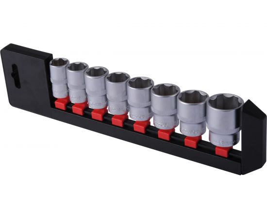 Набор головок шестигранных НГТ6-12-8 (8 шт; 16-27 мм) КВАЛИТЕТ 5027026 