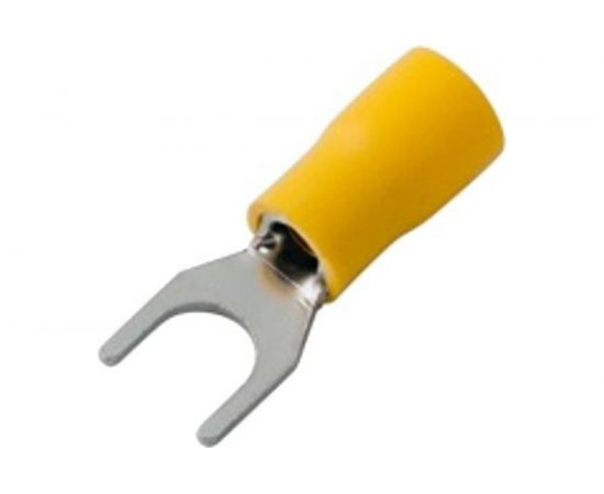 Вилочная изолированная клемма Nord-Yada 6.5мм 4-6кв.мм (желтая) 906351 