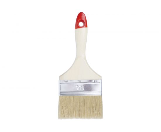 Плоская кисть Toolberg Эксперт 4"", белая 0101140 