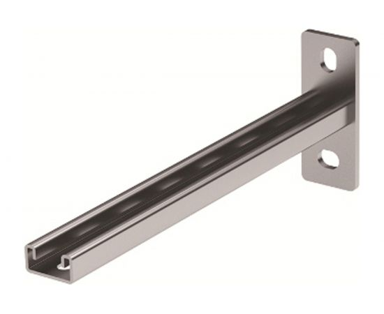 Кронштейн одиночный DKC DBM, 41x21, основание 400 мм, горячеоцинкованный 4шт BBP2140HDZ 