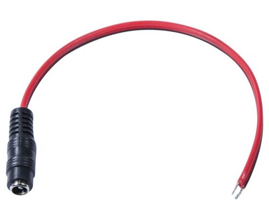 Разъем питания REXANT гнездо 2.1х5.5 с проводом 20см, 50шт 14-0310 