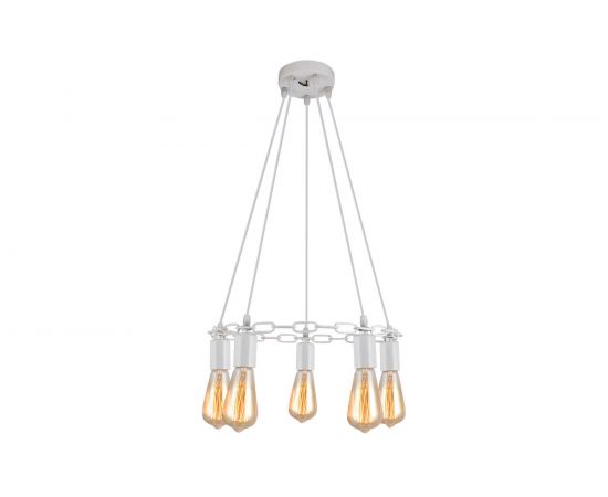 Люстра HIPER 5хЕ27х60Вт WHITE H106-5 