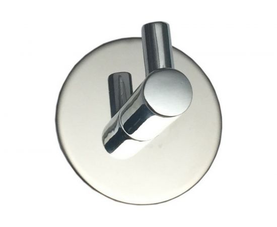 Крючок для ванной Kleber одинарный на клейкой ленте Элегант KLE-071 