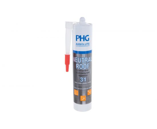 Силиконовый герметик PHG Absolute Neutral Roof белый 280 ml 448745 