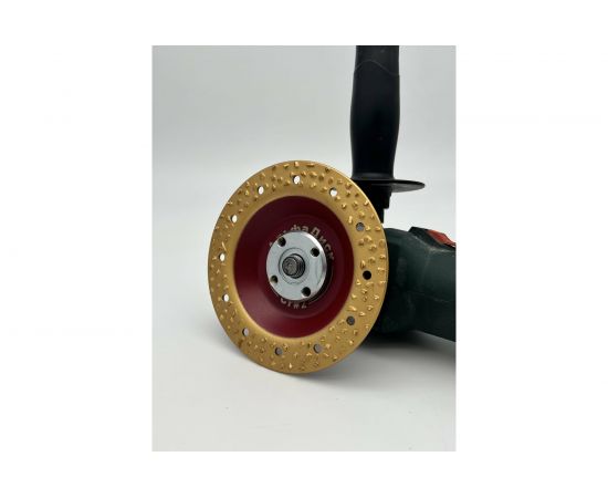 Диск обдирочно-шлифовальный по дереву и другим материалам плоский Strong № 2 EXTRA 125х22.2 мм Альфадиск 7017 – изображение 2