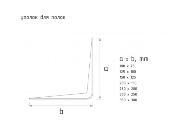 Уголок НОРА-М серый 250х200 8х10 5575 – изображение 2