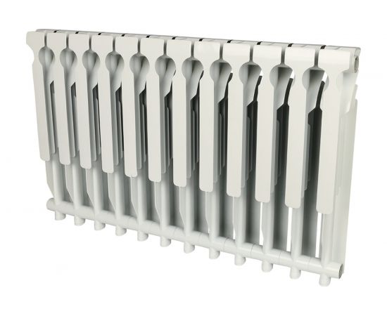 Алюминиевый радиатор ROMMER Plus 500 12 секций RAL9016 89567 – изображение 2