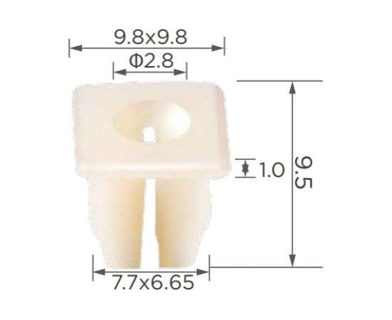 Автокрепеж для Chevrolet/Chrysler/Daewoo/Ford/GM/Opel/Renault 10 шт 9669486 КрепАвто 0224 – изображение 2