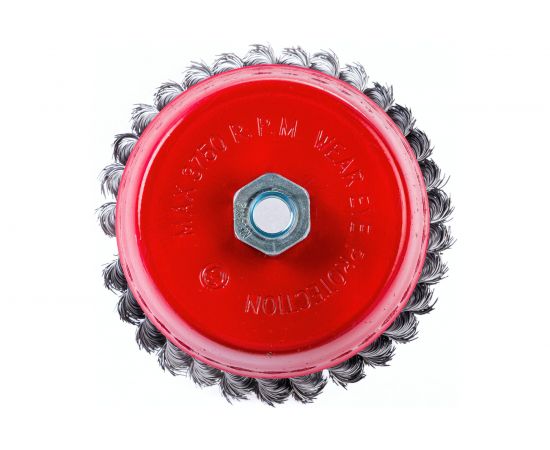 Щетка металлическая для УШМ (150 мм; М14; крученая (чашка)) ЕРМАК 656-048 – изображение 2