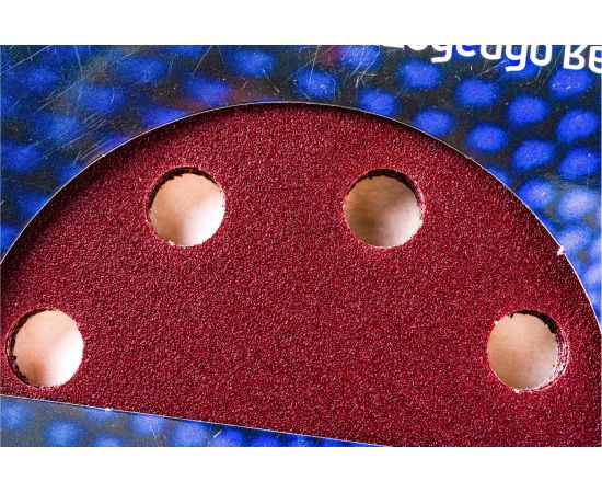 Круг шлифовальный на липучке (5 шт; 150 мм; 8 отверстий; Р120) PATRIOT 820010114 – изображение 3