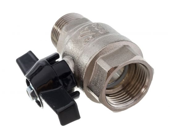 Кран шаровой полнопроходной (3/4""; мама-папа) для трубопровода Зубр 4-51324-C-3/4 – изображение 3