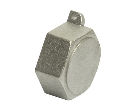 Заглушка VRT 3/4"", внутренняя, с контрольным отверстием, никель 1910-000020 503074 – изображение 3