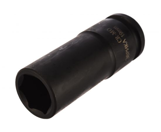 Головка торцевая 6-гранная ударная глубокая (19 мм; 78 мм; 1/2"") ЭВРИКА ER-95812 – изображение 3