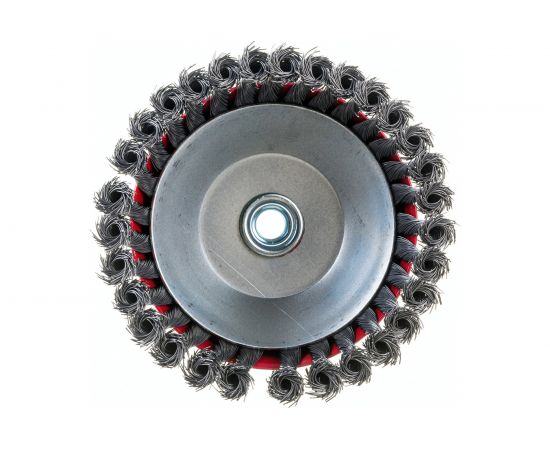 Щетка металлическая для УШМ (150 мм; М14; крученая (чашка)) ЕРМАК 656-048 – изображение 3