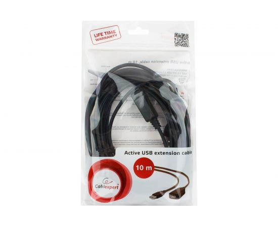 Активный кабель удлинитель Cablexpert USB 2.0 AM/AF, 10м UAE-01-10M – изображение 3