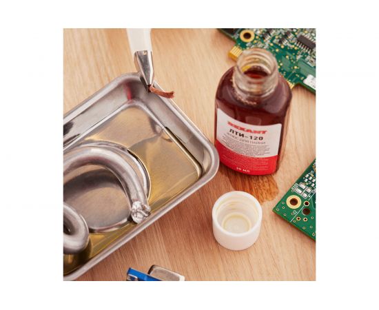 Флюс для пайки Rexant ЛТИ-120 30 мл в индивидуальной упаковке 09-3625-1 – изображение 4