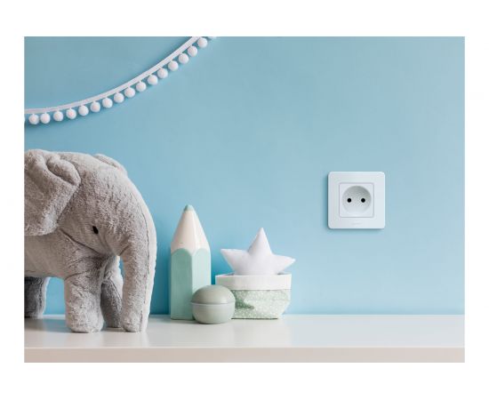 Розетка Legrand 2К - 16 А - 250 В - INSPIRIA - белый 673710 – изображение 4