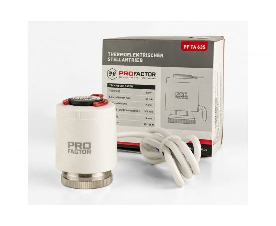 Термоэлектрический сервопривод PROFACTOR нормально закрытый TA 635 230V PF TA 635 – изображение 4