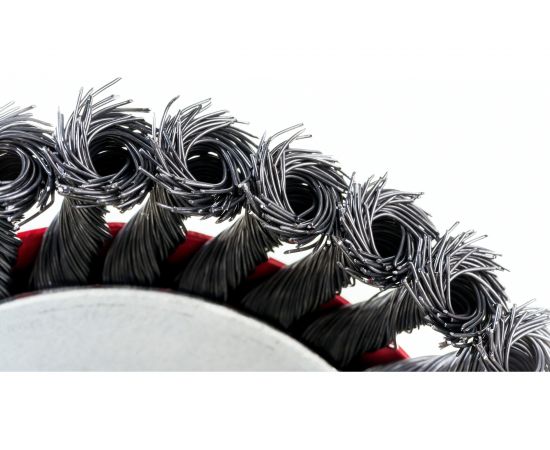 Щетка металлическая для УШМ (150 мм; М14; крученая (чашка)) ЕРМАК 656-048 – изображение 4