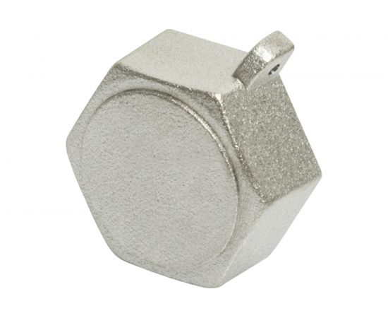 Заглушка VRT 3/4"", внутренняя, с контрольным отверстием, никель 1910-000020 503074 – изображение 5